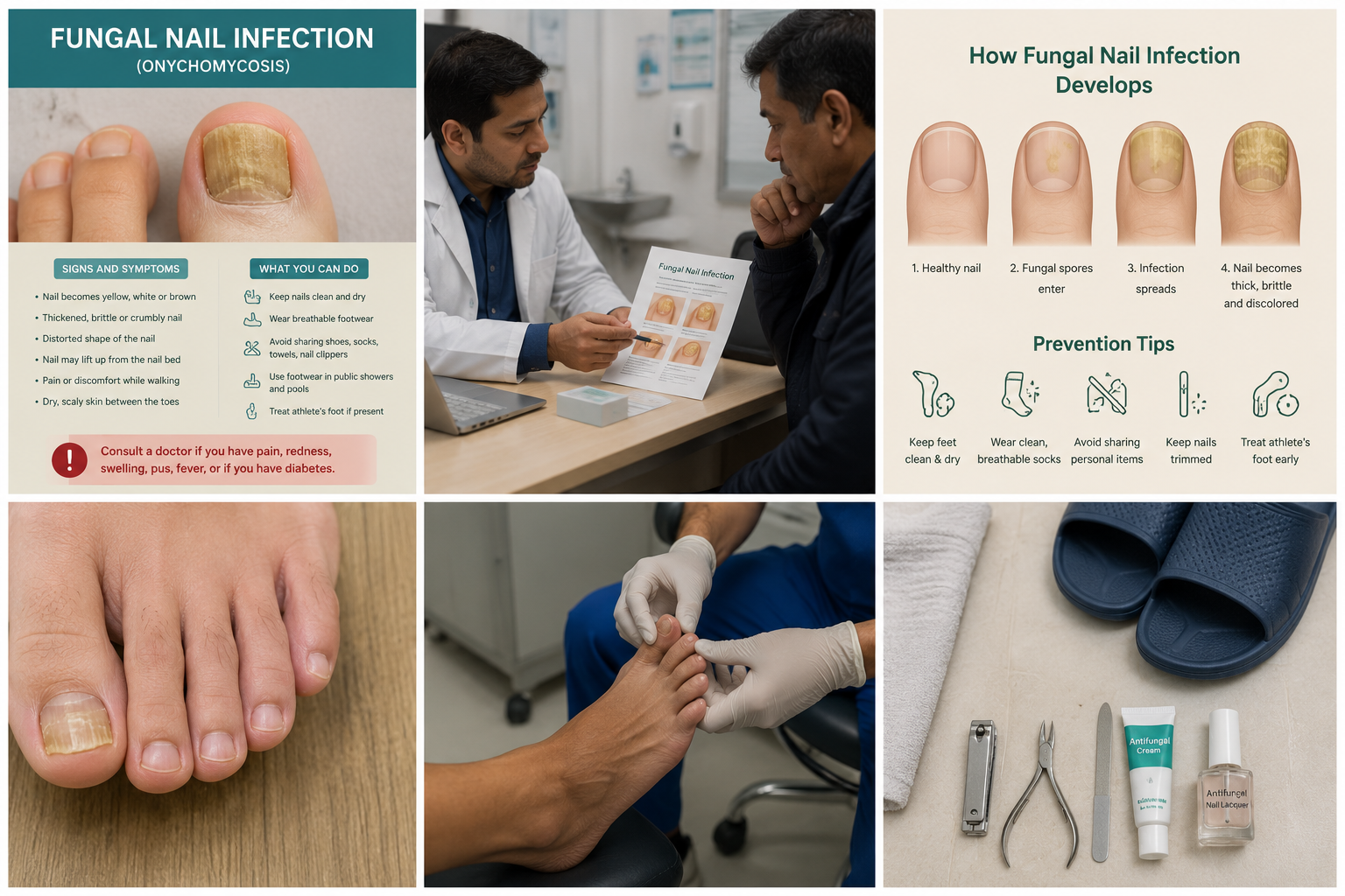Fungal nail infection - Self-care