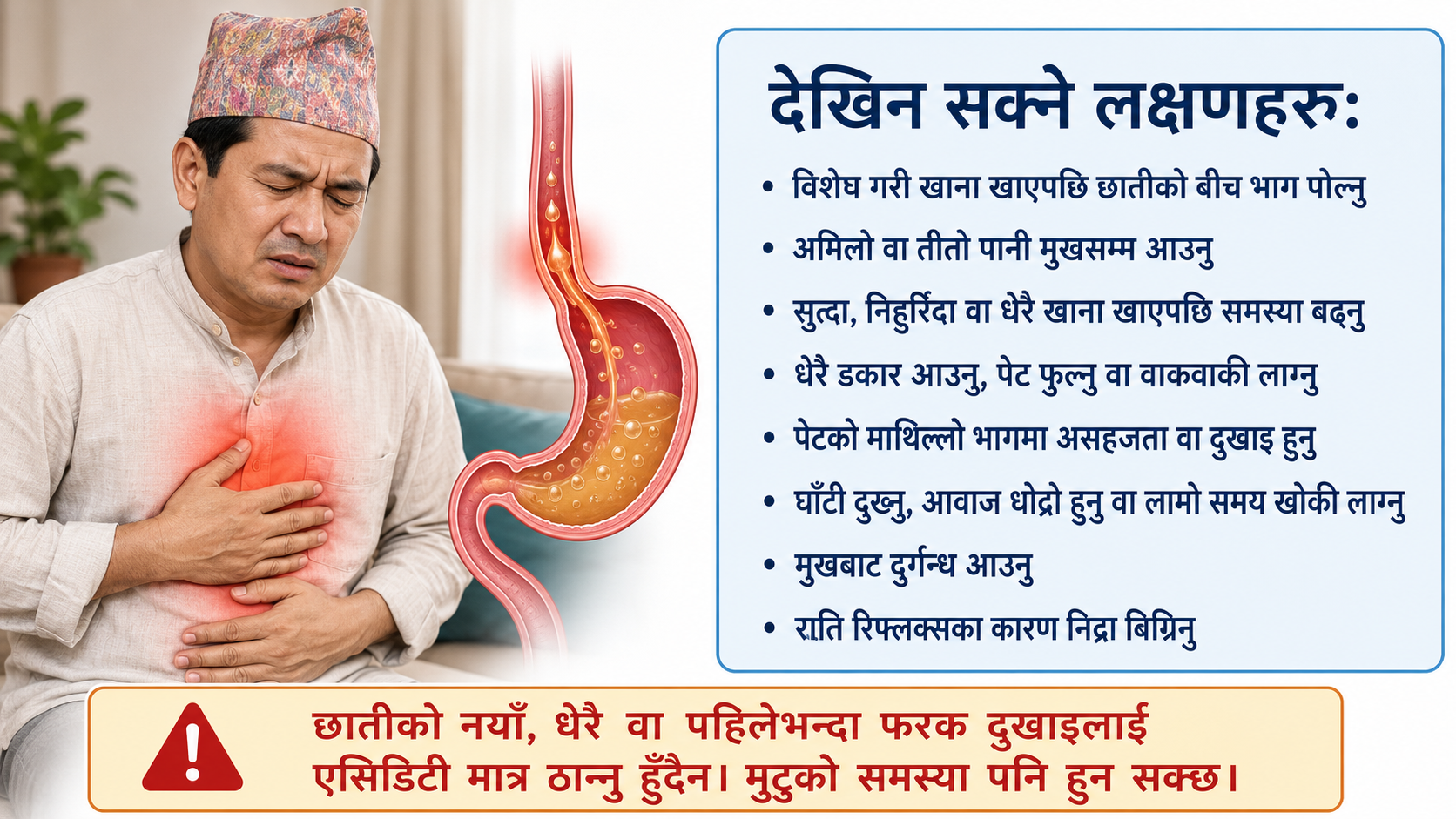 Heartburn and acid reflux - Symptoms
