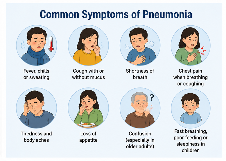 Pneumonia - Symptoms