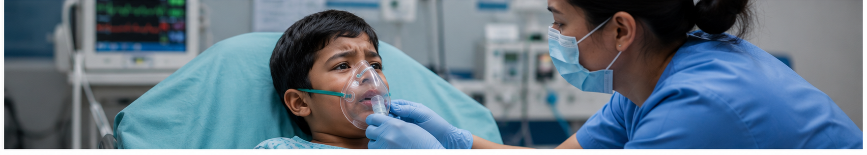 A doctor or emergency team may check:

� Breathing rate, oxygen level, heart rate, blood pressure, temperature, and level of alertness
� Ability to speak, use of chest muscles, wheezing, stridor, cough, and chest movement
� Heart and lung sounds
� Signs of infection, allergy, leg swelling, fluid overload, injury, or airway blockage
� Medical history, allergies, regular medicines, smoking, asthma, COPD, heart disease, and recent travel

Tests may include ECG, chest X-ray, blood tests, blood gas testing, infection tests, peak flow or spirometry, ultrasound, or CT scan depending on the suspected cause.